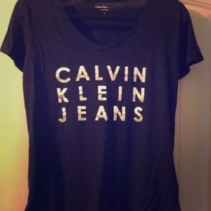 Black Calvin Klein t-shirt.